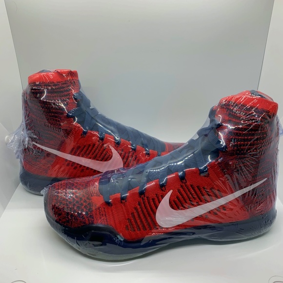 kobe 10 elite red and blue